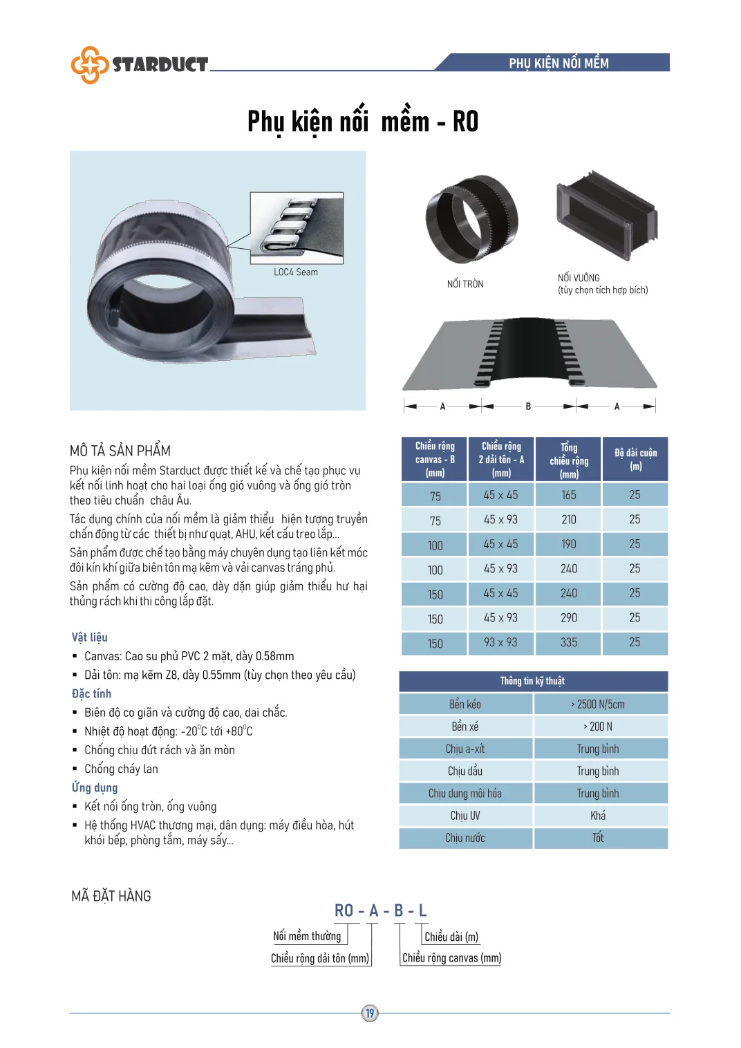 Nối mềm thường PVC STARDUCT